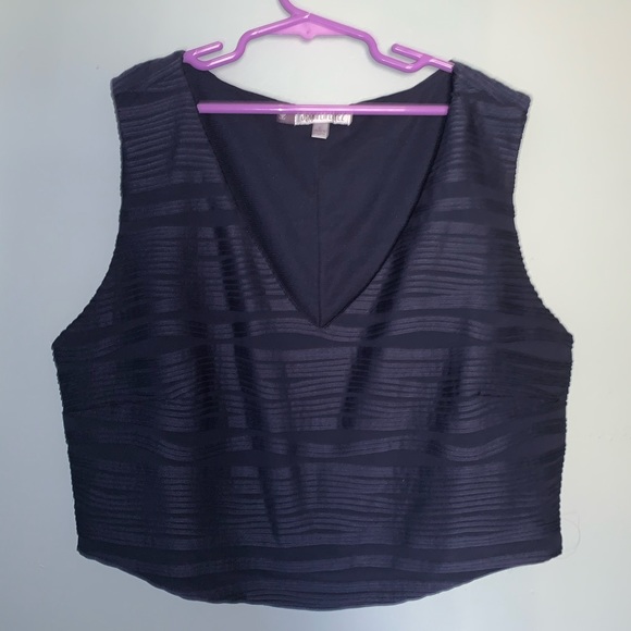 Jennifer Lopez Tops - Jennifer Lopez blue cropped top